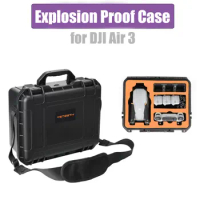 Explosion Proof Case For DJI Air 3 Waterproof Carrying Case Hard Shell Suitcase For DJI Mavic Air 3 Drone Accessories