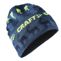 【CRAFT】Retro Knit Hat 針織羊毛帽.彈性透氣保暖護耳帽(1906511-677391 藍綠)