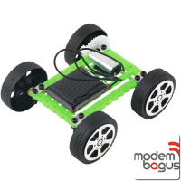 Robot Mini Solar Car Mainan Puzzle Asah Kreativitas Anak Sel Matahari