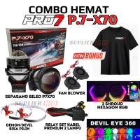 [GRATIS EXTRA KAOS] PAKET HEMAT Lampu Biled Projector Headlamp Pro7 PRO 7 P7X70 P.7-X70 P7-X70 P.7X7