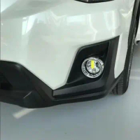 ABS chrome front fog light cover trim 2 pcs for Subaru XV 2018 2019