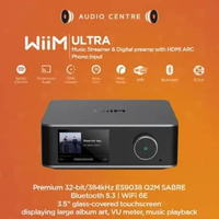 Wiim Ultra Music Network Streamer & Digital Preamp with HDMI ARC Phono Input 3.5" display touchscree