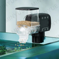 Jebao Adjustable Smart Automatic Feed Feeder With LCD Indicates Timer Automatic Fish Tank Auto Feeder Aquarium Accessories