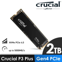 美光 Micron Crucial P3 Plus Gen4 NVMe 2TB SSD 固態硬碟