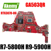 GA503QR motherboard For ASUS ROG Zephyrus G15 GA503QR-HQ017T GA503QM GA503QS Laptop Motherboard with R7 R9 CPU Mainboard RTX3070