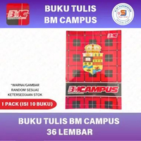 BUKU TULIS BM CAMPUS 36 LEMBAR (1 PACK ISI 10 BUKU)