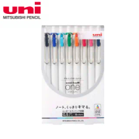 【UNI】三菱 UNI-BALL ONE鋼珠筆 8色套組 0.5