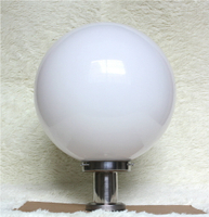 廠家直銷 亞克力不碎球圓球形景觀燈具戶外圍墻庭院門柱塑料燈罩
