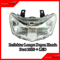 Reflektor Lampu Depan Honda Beat 2020 + LED