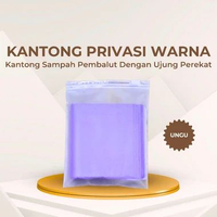 Kantong Privasi Warna Dengan Ujung Perekat 20 Ungu