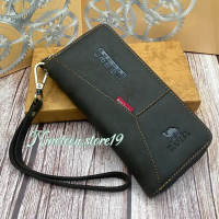 •[Original Leathert]•*Long Wallet Leathert*/Lelaki Kulit lembu Unisex Men Wallet Dompet