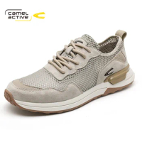 Camel Active Mesh Men Shoes Slip-on Breathable Casual Walking Shoes for Men Sneaker Summer Comfortable Outdoors Sports Shoe