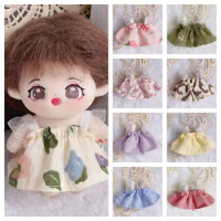 Replacement Doll Camisole Skirt Accessories Hand-made DIY Doll Clothes Multiple Styles Labubu Skirt Birthday Gifts