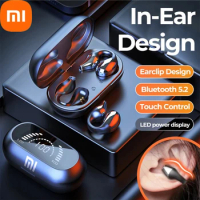 Xiaomi Wireless Earphones TWS Mijia Earclip Bluetooth Headphones Earring Sports Waterproof Stereo Earbuds Headset Gamer with Mic