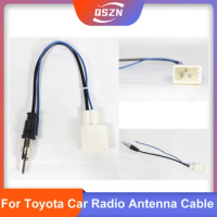 Car Radio Antenna Male Female Connector Wire Adapter Cable For Toyota Camry RAV4 Corolla Yaris Radio Stereo CD Player Antenna