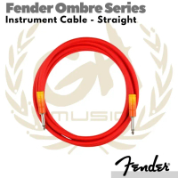FENDER OMBRE SERIES INSTRUMENT CABLE KABEL GITAR INSTRUMEN - TEQUILA SUNRISE, 10FT - HOPE ONE