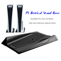 For Playstation 5 Vertical Stand PS5 Base With Built-in Cooling Vents Cooler Base Support For Playstation 5 Game Console