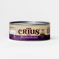 【CRIUS 克瑞斯】全齡貓罐 天然紐西蘭 低敏無穀 單一純肉 主食罐 牧野羊 90G (24罐)