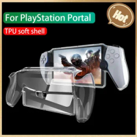 TPU Full Protection Protector Cover Anti-Drop Transparent Gaming Console Controller Sleeve Skin Anti-Fingerprint for PS5 Portal