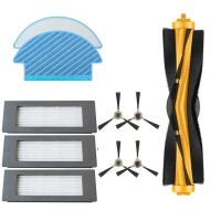 for Ecovacs Deebot DJ35/DJ36 Filter Brush Mop Cloth Set Vacuum Cleaner Parts Robot Vacuum Cleaner Ro