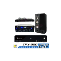 【金嗓】CPX-900 K2F+SUGAR SA-818+EWM-P28+KS-688(4TB點歌機+擴大機+無線麥克風+卡拉OK喇叭)