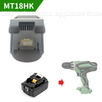 For Makita Battery Adapter For Makita 14.4V 18V Lithium Battery Converted For Hitachi/Hikoki 18v Lithium Battery Tool Use