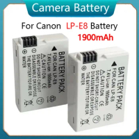 1900mAh LP-E8 LPE8 LP E8 Battery For Canon Camera Canon EOS 550D 600D 650D 700D X4 X5 X6i X7i Camera Battery