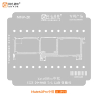Amaoe Middle Layer BGA Planting Reballing Stencil For HUAWEI Mate60Pro