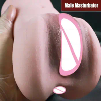Fake Vagina¨sex Toy Masturbation For A Man Sexy Toys Dual Channel Adult Supplies Double Channels Can Pussy Pocket Pusssy Men Cup