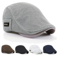 Cabbie Flat Cap Nelayan Bernafas Newsboy Beret Ivy Cap