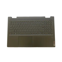 For Lenovo YOGA 15C YOGA 7 15ITL5 2021 Laptop Cover Palmrest with Backlight Keyboard Bottom Base Case Housing Shell Grey Green
