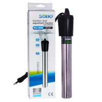 Energy-Saving SOBO Stainless steel Heater Temperature Controller 100W/200W/300W/500W Aquarium Fish T