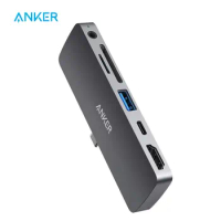 Anker USB C Hub for iPad Pro, PowerExpand Direct 6-in-1 Adapter, with 60W Power Delivery, 4K HDMI, Audio, USB 3.0, SD A8362