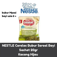 [AVIDEN] NESTLE Cerelac Bubur Sereal Bayi Sachet 20gr Mpasi bayi usia 6 bulan bubur saset - Kacang H