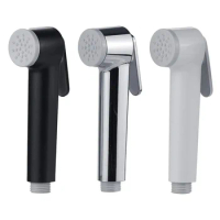 1pcs ABS Handheld Bidet Sprayer Hand ABS Shower Head Faucet Bathroom Toilet Douche Spray 16x6cm Water Pressure Control