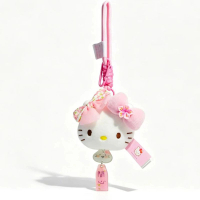 Hello Kitty Sanrio  和風御守毛絨鎖匙扣飾物 HAPPY