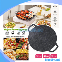 Wajan GRILL BBQ Anti Lengket / Wajan Serbaguna Anti Lengket /Alat Panggang Barbeque Berkemah Piknik 