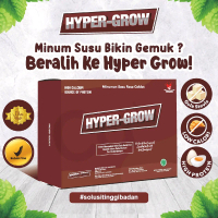 HYPER GROW PENINGGI BADAN HIGH KALSIUM UNTUK ANAK DAN DEWASA