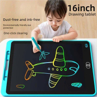 12Inch LCD Writing Tablet, Colorful Doodle Board Drawing Tablet for Kids, Reusable Electronic Drawin