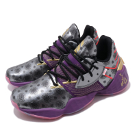 adidas 籃球鞋 Harden Vol 4 GCA 男鞋 愛迪達 哈登 NBA 亮面 飛字 黑 紫 FW3884