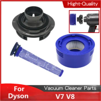 Motor Back Cover Hepa Post Filters For Dyson V7 V8 Trigger Animal Vacuum Cleaner Motor Rear Cover Front Filter Replacement Parts