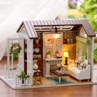 Miniatur Rumah Boneka Led Diy Mainan Edukasi Terlaris