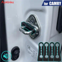 APKTNKA Door Lock Buffer Damper For Toyota Camry XV30 XV40 45 XV50 XV70 Soundproof Insulation Quiet Deaf Seal Stopper Deadener