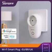 SONOFF Outlet S26 EU / BR Wifi Plug Wireless Smart Socket Smart Plug Smart Home Works With Alexa Google Home eWeLink APP