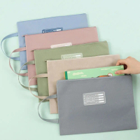 Trọng lượng nhẹ Khổ A4 Túi tote đựng tài liệu Không thấm nước Có thể gập lại Túi lưới có khóa kéo Ha