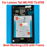 Best LCD Display Touch Screen Digitizer Assembly Sensor Frame Pantalla For Lenovo Tab M8 FHD Tb 8705 8705F 8705N 8705M