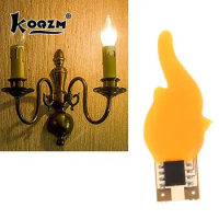 1pcs 3V LED Filament Cob Flash Candles Edison 1900-2200K Diode Light Decoration Light Bulb Accessories Diy Retro Candle Light
