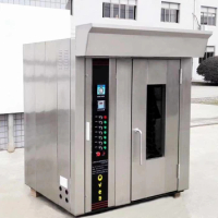 industrial stainless steel electric baking oven / bread bakery equipment / rotating baking oven