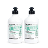 【Organic People 有機人】綠茶&amp;白桃兒童萬用洗潔露2入組-500mlx2(義大利ICEA有機產品標章認證)