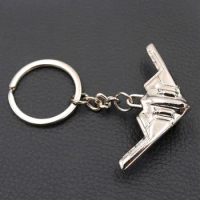 Sky Ghost B2 - U.S. Air Force Invisible Air Bomber Keychain 3D Full Scale Model Keyring -Military Enthusiast Gift A1211 1pcs